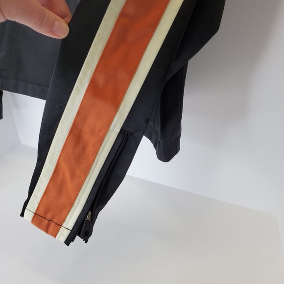 Harley-Davidson Women's Med Nylon & Mesh Black/Orange Motorcycle Riding Jacket - Picture 8 of 16